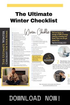 the ultimate winter checklist is here