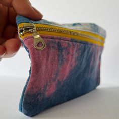 (We're currently building inventory of this new collection but for now, these pieces are made to order. Please allow 2 weeks for your piece to be made and shipped to you!) A sweet little storage piece for every day use. Hand dyed with all natural dyes, pieced and hand sewn by our sewing partners in VT.Fully lined, 100% CottonMeasures 8x4" Material Design, Natural Dyes, Hand Sewn, Hand Dyeing, All Natural, New Collection, Hand Sewing, Every Day, Product Launch