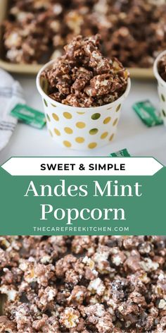 sweet and simple candies mint popcorn is the perfect treat for st patrick's day