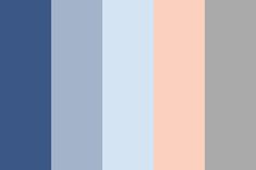 the color palette is blue, pink, and grey with some white on it's side