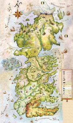 a map of the middle earth with all its major cities and towns in english or spanish