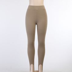 Brand Name: TOSSYLength: Ankle-LengthOrigin: CN(Origin)Hip-Style: RegularWaist Type: HIGHSeam: SEAMSpandex: High Spandex(20%)Item Type: leggingsThickness: STANDARDFabric Type: KnittedModel Number: GY27521PAMGender: WOMENStyle: Street StyleStreet Style: CasualMaterial: CottonMaterial: SpandexPattern Type: SolidAge: Ages 18-35 Years Old High Waisted Leggings Outfit, Footed Leggings, Basic Pants, Stirrup Leggings, Hip Style, Warm Leggings, Legging Outfits, Leggings Women, High Waist Fashion