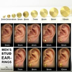 the different types of earrings are shown in this chart, and each has an individual