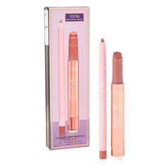 Tarte's Maracuja Juicy Lip Icons Plump & Liner Duo features your viral faves in a lip combo. Tarte Lip Set, Tarte Maracuja Juicy Lip, Tarte Lip, Natural Makeup Remover, Maracuja Oil, Makeup Wishlist, Makeup Sets, Lip Liners, Lip Combo