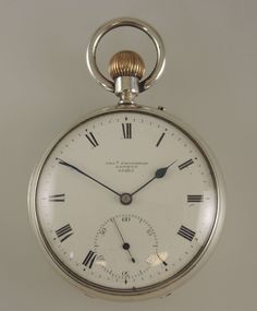 "This pocket watch comes in an English silver case with hallmarks for London 1917 The high quality case has case makers marks for FT - Fred Thoms, London, one of the finest case makers of the time The movement has a broken balance and is not working Movement - gilt ¾ plate movement has a lever escapement and is signed \"Chas Frodsham, 84 Strand, London, No 07267\". The movement is in 95% mint condition - fine visually but has a broken balance and some dirt under the balance also Case - the movem Classic Silver Chronograph Pocket Watch, Classic Silver Pocket Watch With Chronograph, Silver Chronograph Pocket Watch For Formal Occasions, Classic Silver Pocket Watch With Stopwatch, Timeless Silver Pocket Watch With Stopwatch Feature, Silver Timeless Pocket Watch With Stopwatch, Plate Movement, Bad Gifts, Light Codes