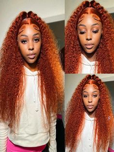 100% Honest Review NOT Paid Product Information: Brand Name:XQ HD Lace Front/ Closure Wig Hairline: Pre Plucked Density:180% Color:Ginger Color, Orange Color, Ginger Orange Color, Fall Colored Texture:100% Deep Wave/Deep Curly Human Hair Wigs Length:14''-30" 13x4 Lace Frontal Wig,13x6 Lace Frontal Wigs Advantage:Can Be Permed, Bleached to Light Color Life Time:No Tangle No Shedding Low Maintenance,Last more than 12 months with Proper Care Magic Hair Curlers, Full Lace Front Wigs, Curling Iron Hairstyles, Remy Human Hair Wigs, Deep Wave Hairstyles, Curly Human Hair Wig, Curly Lace Front Wigs, Deep Curly, Lace Closure Wig