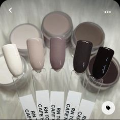 Dip Powder Nails With Names, Call Dip Nail Colors, Revel Nail Coffee And Cream, Fall Neutral Dip Powder Nails, Matt Dip Powder Nails, Taupe Dip Powder Nails, Dipped Nail Colors Powder, Taupe Dip Nails, Cream Dip Nails