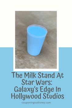 the milk stand at star wars galaxy's edge in hollywood studios