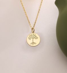 Silver Tree of Life Pendant - Tree of Life Silver Necklace ● Material of pendant: 925K Sterling Silver ( REAL SİLVER ) ● Metal Stamp: 925K Sterling Silver ( REAL SİLVER ) ● The pendant is available in 5 sizes: - 0,55 inches / 14,0 mm  ( Diameter ) In the photos - 0.60 inches / 15,3 mm  ( Diameter ) - 0,65 inches / 16,5 mm ( Diameter ) - 0,75 inches / 19,1 mm ( Diameter ) - 0.82 inches / 21.0 mm ( Diameter)) ( In the photos the size is 14mm / 0.55 inches Diameter ( Jump Ring inner diameter: 4 mm Mother's Day Tree Of Life Round Necklace, Mother's Day Tree Of Life Necklace, Tree Of Life Necklace For Gift, Tree Of Life Jewelry Gift, Necklace Tree, Tree Of Life Jewelry, Silver Tree, Tree Of Life Necklace, Tree Of Life Pendant