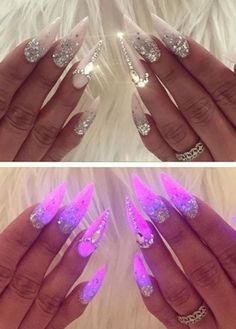 Rave Nails, Cute Acrylic Nail Designs, Beautiful Nail Designs