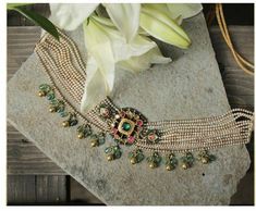 Multicolored pretty Indian necklace Different Types Of Necklace, Types Of Necklace, Hyderabadi Jewelry, Beautiful Pearl Necklace, Gold Pendant Jewelry, Wedding Jewellery Collection, Indian Jewelry Sets