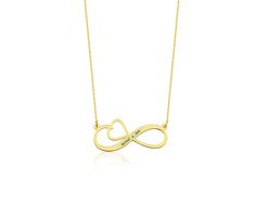 Infinity Symbol Name Necklace with Heart, 14k Solid Gold Custom Name Necklace, Couple Love Necklace is a Great Anniversary Gift for Her Our infinity name necklaces are perfect choice for a Christmas, Mother's Day, valentine's day, birthday, wedding, anniversary, graduation, engagement, bridesmaid, and best friends gift. It's a good way to show appreciation to your mom, girlfriend, wife, grandmother, grandchildren, daughter, sister, best friend, boss or a co-worker. Also, a special treat just for Gold Infinity Necklace With Engraving, Gold Engraved Infinity Necklace, Gold Infinity Necklace Engraved, Gold Infinity Necklace Fine Jewelry, Gold Infinity Engraved Jewelry, 14k Gold Infinity Necklace For Wedding, Elegant Yellow Gold Heart Necklace With Hallmark, Valentine's Day Infinity Necklace Engraved, Yellow Gold Infinity Necklace For Valentine's Day