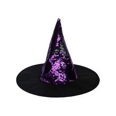 Product Specifications: Material: 100% polyester Outer diameter: 17.7 Inner diameter: 8.3 Height: 15 Weight: 91g Wipe Clean Only Keep Away From Fire Only one click away from your favorite Halloween witch hat! Size: One Size.  Color: Multicolor. Adjustable Purple Hat For Costume, Purple Hats For Halloween Costume Party, Adjustable Purple Halloween Hat, Purple Halloween Costume Hat, Purple Halloween Party Hat, Halloween Party Events, Sequin Costume, Halloween Witch Hat, Party Hat