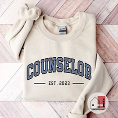 Counselor Outfits Women, Counselor Outfits, Counseling Corner, 2023 Sweater, School Guidance Counselor, School Counseling Office, Counseling Tools, Guidance Counselor, School Counselor Office