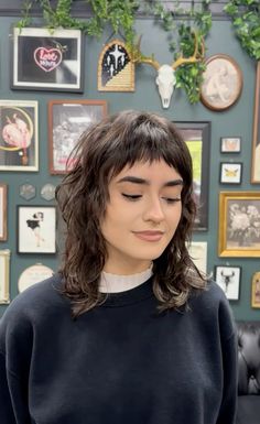 Short Punk Hair, Color Block Hair, Baby Bangs, Fine Straight Hair, Shaggy Haircuts, Beauty Hair Makeup