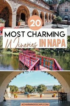 the top 20 most charming towns in napa, portugal with text overlaying it