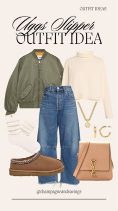 10 Trendy Ugg Tasman Slippers Outfit Ideas To Copy — Champagne & Savings Slipper Uggs Outfit, Tasman Slipper Outfit, Women's Winter Outfit, Tasman Uggs Outfits, Jogger Outfit Casual, Ugg Slippers Outfit, How To Style Uggs