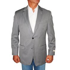 Michael Kors Men's Two Button Wool Blend Sport Coat (Grey, 40r) Brand: Authentic Michael Kors Condition: New With Tags Color: Light Grey Size: 40 Regular Retail Price: $450.00 70% Wool / 30% Polyester Two Button Closure. Classic Fit Notch Lapel. Side Vents. Sharkskin Light Grey. Fully Lined. Front Flap Pockets; Chest Pocket. Interior Pockets. Dry Clean. Imported. Mm9-121 Formal Gray Suit With Pockets, Gray Formal Blazer With Button Closure, Formal Gray Blazer With Button Closure, Semi-formal Gray Single Breasted Blazer, Semi-formal Gray Single-breasted Blazer, Gray Single Breasted Sport Coat With Notch Lapel, Gray Semi-formal Blazer With Hidden Button Closure, Gray Single-breasted Sport Coat With Notch Lapel, Gray Single Breasted Sport Coat For Semi-formal Occasions