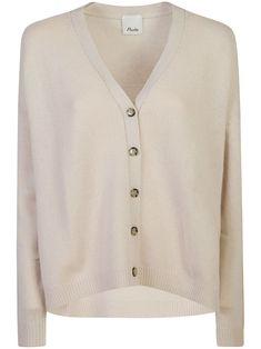 sand beige cashmere knitted construction front button fastening V-neck drop shoulder long sleeves ribbed cuffs and hem straight hem Sand Beige, Cashmere Cardigan, Luxury Outfits, Neutral Colors, Drop Shoulder, Knit Cardigan, White Blue, Knitted Sweaters, Cashmere