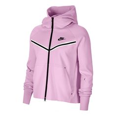 The AS W Nike Sportswear TCH FLC WR Hoodie FZ BEYOND PINK is a stylish and comfortable hoodie for women. It features a modern silhouette with a drawstring hood and ribbed cuffs for a snug fit. The hoodie is made of lightweight fabric that is perfect for any activity. The design is inspired by the Beyond Pink series, which celebrates the beauty and power of women. The hoodie is available in the default color and is sure to make a statement. Whether you're running errands or going for a jog, this Pink Tech Fleece, Nike Tech Fleece Hoodie, Tech Fleece Hoodie, Nike Tech Fleece, Nike Tech, Tech Fleece, Nike Pink, Full Zip Hoodie, Stylish Sneakers