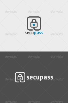 security pass logo template - symbols logo templates