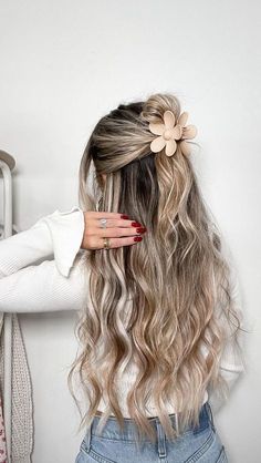 Cute Simple Hairstyles, Clip Hairstyles, Effortless Hairstyles, Everyday Hairstyles, Hair Pictures