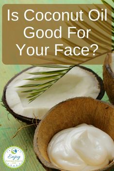 Is coconut oil good for your face? If you have been sitting on the fence about using coconut oil for your skin, now is the time to find out all about this amazing natural product! Coconut Oil Facial, Coconut Oil Moisturizer, Coconut Oil Lotion, Coconut Oil Recipes