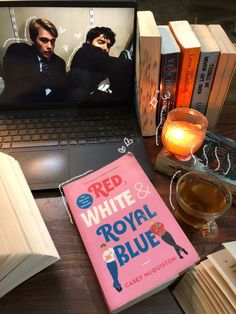 red white & royal blue, RWRB, autumn aesthetic, casey mcquiston, cozy, movie night Red White Royal Blue Aesthetic, Red White And Royal Blue Book Aesthetic, Book Night Aesthetic, Blue Book Aesthetic, Red White And Royal Blue Book, Red White And Blue Aesthetic