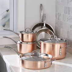 the copper pots and pans are on sale for $ 1, 699 00