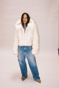 The Winter Coat– Persona the Shop Fitted Faux Fur Coat For Cold Weather, Winter Faux Fur Coat With Feather Trim, Fitted Faux Fur Hooded Coat, Fitted Hooded Faux Fur Coat, Winter White Fitted Faux Fur Coat, Fitted Winter White Faux Fur Coat, Winter White Faux Fur Coat, Winter White Fur Coat With Faux Fur Trim, Fitted Faux Fur Coat With Faux Fur Trim