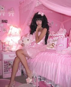 ₊⊹⁀➴ cred: kxoktty on Instagram Repeat Aesthetic, My Aura, Dolly Fashion, Gyaru Fashion, Pink Y2k, Princess Aesthetic, Rave Festival, March 19, Instagram Life