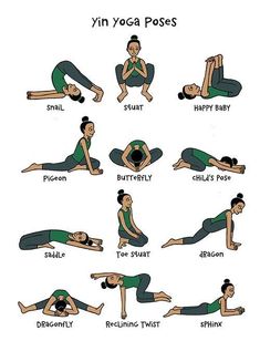 yoga poses for beginners to do in the morning and night, with their names