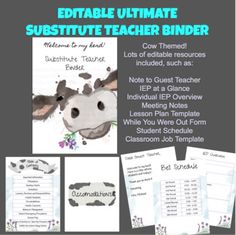 the ultimate editable teacher binder for students