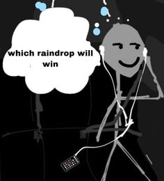 a cartoon character holding a cell phone with the caption which reads, which rainbow will win