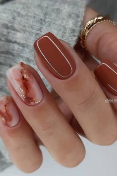 Fall Gel Nails, Cute Gel Nails, Classy Nails, Fancy Nails, Nail Polishes