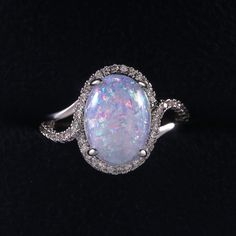 "925 Silver Plated Dazzling Large Oval Gemstone Opal Ring For Women, Vip067 Stone: Cubic Zirconia Metal : Silver Plated On Brass Comfortable And Durable Material Comes With Attractive Packaging!! Occasion: Anniversary, Engagement, Gift, Party, Wedding, Personal Use, Etc. Message Me For Any Query. Thank You " Oval Opal Ring With Accent Stones, Oval Halo Ring With Center Stone, Dazzling Oval Opal Ring For Formal Occasions, Oval Diamond White Crystal Ring With Halo Setting, Silver Oval Opal Ring For Formal Occasions, Cubic Zirconia Opal Promise Ring, Oval Shape, Silver Oval Cabochon Ring, Silver Opal Ring With Halo Setting For Formal Occasions, Elegant Silver Oval Opal Ring