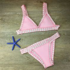 Style: Boho & Vacation Fabric: Jersey Pattern: Printed Element: Non Strap Type: Regular Strap Main Composition: Polyester Season: Summer Preppy Summer, Swimsuit Set, Knit Stitch, Summer Clothes, Swim Suit, Hand Crochet, Short Sets, Crochet Bikini, Bathing Suits