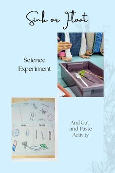 the cover of an activity book for children to learn science and craft with their hands