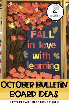 fall in love with learning bulletin board ideas