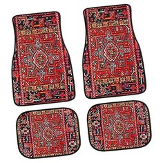 PRICES MAY VARY. 【Lasting Materials】These Bohemian patterned car mats feature a long-lasting blend of polyester fiber and rubber dot particles to effectively protect your vehicle floor from dust. 【Enhanced Stability】Keep the mats in place for safe driving with our Bohemian design car mats featuring a non-slip back; the ideal solution to prevent sliding and promoting stability on the road. 【Wide Application】Ensuring a perfect fit in most vehicles, these Bohemian print car liners offer a unique ae Car Decorations Interior Hippie, Car Rugs, Floor Mats For Cars, Boho Car Accessories, Car Deco, Safe Driving, Car Floor Mat, Suv Trucks, Car Suv