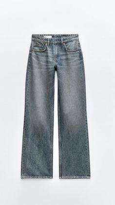 Zara Zara Low Rise Jeans, Jeans Png Aesthetic, Zara Jeans Women, Jeans Png, Scarf Aesthetic, Pants Ideas, Jean Zara, Preppy Girl, Denim Pants Women