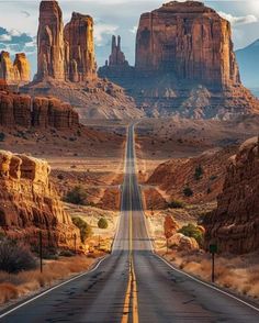 Photo Class, Scenic Roads, Arizona Desert, Places In The World, Travel Places, Rock Formations, Sky And Clouds, Magical Places, Awe Inspiring