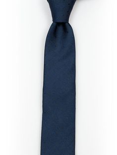 Slim tie - Tone-on-tone dots in navy blue Blue Tie For Black Tie Occasions, Classic Blue Ties For Black Tie Occasions, Classic Blue Tie For Black Tie Event, Blue Tie For Black Tie Events, Navy Suit And Tie Accessories For Formal Occasions, Classic Blue Suit And Tie Accessories For Business Casual, Elegant Navy Suit And Tie Accessories For Business Casual, Classic Blue Ties For Black Tie Events, Navy Suit And Tie Accessories For Business