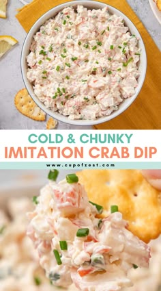 Crab Dip Imitated Crab Dip, Healthy Crab Dip, Easy Crab Dip Recipe, Crab Meat Dip, Can Crab Meat Recipes, Soup In A Bread Bowl, Crab Dip Cold