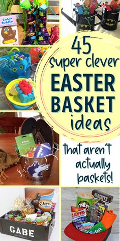 easter basket ideas for kids that aren't actually baskets are fun and easy to make