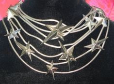 Mugler Star, Vintage Mugler, Vintage Thierry Mugler, Thierry Mugler, Star Necklace, Style Board, Metal Jewelry