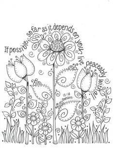 a black and white drawing of flowers with the words, it's possible as it appears