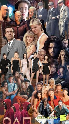 collage of actors from tv shows and movies