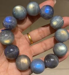 Material:Labradorite beads size :18mm   quantity: one strand  6mm approx 29 pcs one strands 7mm approx25 pcs one strands 8mm approx 22 pcs one strands 9mm approx 21pcs one strands 10mm approx 19 pcs one strands 11mm approx 18pcs one strands 12mm approx 16 pcs one strands 13mm approx 16 pcs one strands 14mm approx 15 pcs one strands 15mm approx 14pcs one strands 16mm approx 14 pcs one strands 17mm approx 13pcs one strands 18mm approx 13pcs one strands 19mm approx 12pcs one strands 20mm approx 12p Blue Moonstone Beaded Bracelets With Gemstone Beads, Handmade Blue Moonstone Beaded Bracelets, Moonstone Beaded Bracelets For Healing, Handmade Blue Moonstone Bracelets, Moonstone Crystal Bracelet Gift, Hand-strung Moonstone Crystal Bracelet, Moonstone Crystal Bracelet With Round Beads As Gift, Round Moonstone Beaded Bracelets As Gift, Labradorite Beaded Bracelets With Round Beads