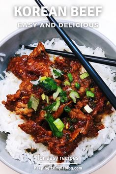 This really delicious Korean beef stir fry is an easy meal that tastes better than takeout. With tender strips of beef, Korean chili flakes and spices, this dish is loaded with flavor.